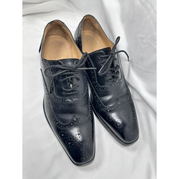 Templarios Shoes Black Leather US 8.5 - Handmade EXCELLENT! main image 10
